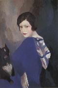 Marie Laurencin Rose oil on canvas